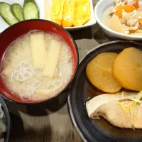 鰤大根定食| 伊藤央さん