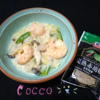 白菜とエビのクリーム煮✨|cocco+さん