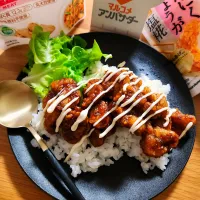 大豆ミートで甘辛マヨ丼|ナオミさん