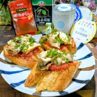 🌏『世界の食卓探検の旅〜🇪🇸スペイン』
【🇪🇸ブラバスソースときのこのトースト】