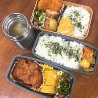 2025.12.12 高3息子.旦那弁当|こうれい母さん