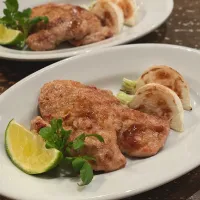 豚ヒレのマルサラソテー