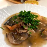 鮭のキノコあんかけ| mmさん