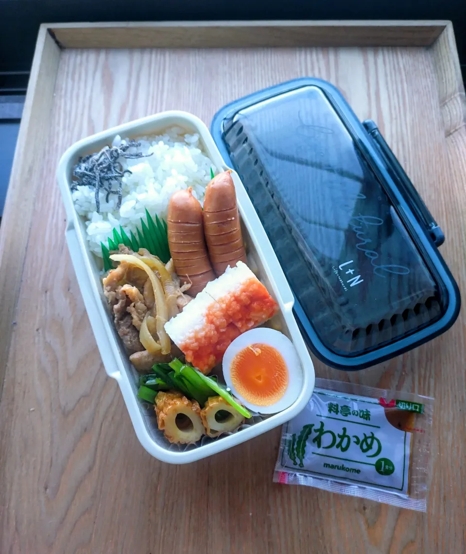 豚の味噌炒め弁当|みわさん
