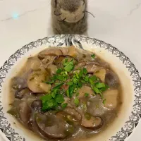 2025/12/11   干し椎茸のスープ　Shiitake Mushroom Soup|21 Boys & 野鳥さん