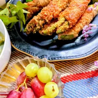 豚肉アスパラ巻きフライ| 橘葵さん