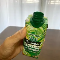 今日の昼ご飯①  KAGOME野菜生活100  グリーンスムージー| なびさん