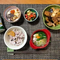 〜素朴な朝定食〜|さくたえさん
