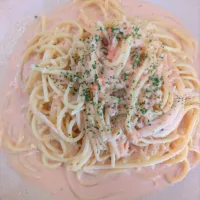 カニのクリームパスタ🦀|じょうさん