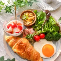 ワンプレート朝ごパン|ハマーさん