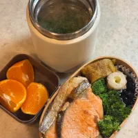 娘お弁当（焼き鮭）|takezooさん