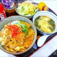 🇯🇵🐷🐣 カツ丼定食 🐣🐷🇯🇵| TakeBooさん