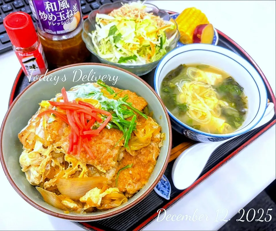 🇯🇵🐷🐣 カツ丼定食 🐣🐷🇯🇵|TakeBooさん