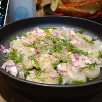 ホタテのカルパッチョ|古尾谷りかこさん