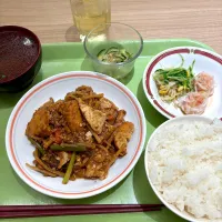 寮の晩ごはん😋家常豆腐|すかラインさん