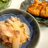 豚バラ大根＆納豆の包み揚げ| takkoさん