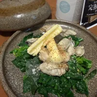 牡蠣ほうれん草バター|KimaLABOさん