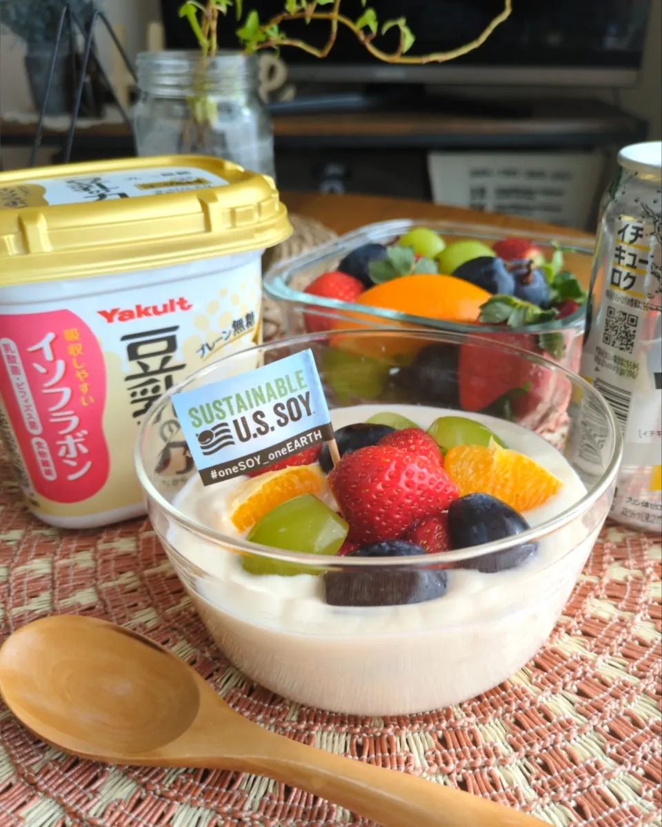 ﾌﾙｰﾂ豆乳ﾖｰｸﾞﾙﾄ|まりおさん