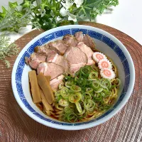 自家製チャーシュー大盛りラーメン|akkiyさん