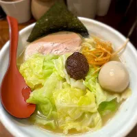 熟成練り醤油らーめん（大盛）＋味玉@『』（無銘）| morimi32さん