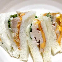 ゆで卵サンド、厚揚げのステーキ|Ayaさん