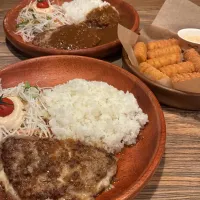 カリーバークディッシュ&ポテサラパケットディッシュ&コロッケット|なおさん