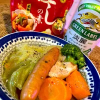 だしの素で和ポトフ😋🍻💕✨|アイさん