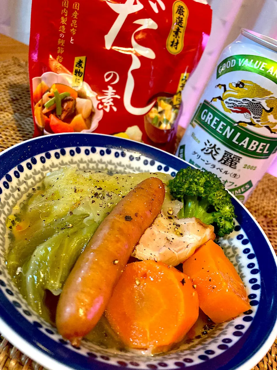 だしの素で和ポトフ😋🍻💕✨|アイさん