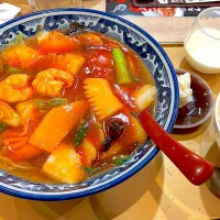 南国酒屋　五目蕎麦定食|ヒロミ🏝🏝🏝🌺🏄🌊🐬🏄‍♀️🏄‍♂️🍹🐠👙🌺さん