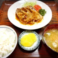 豚ロース味噌焼き定食 ¥910|Blue Moon Caféさん