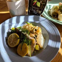 鱈の白ワイン蒸し