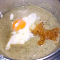 生タマゴ乗せ野菜粉砕甘口カレーライス|darkbaronさん