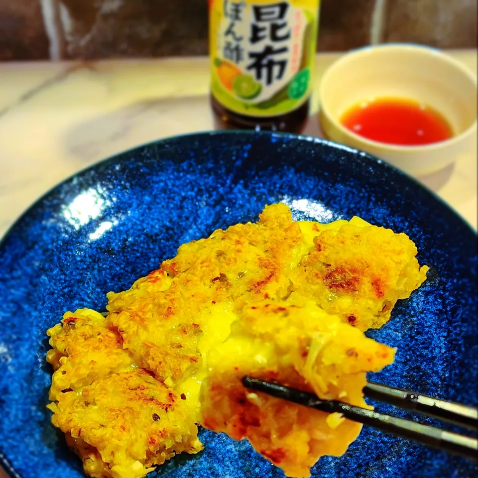 ヤマサ公式アカウントさんの料理　きのこの餅チーズサンドチヂミ|ひかるさん