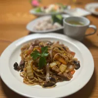 12/12の夕食　焼きそば