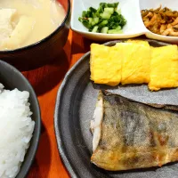 縞ほっけの干物定食| 伊藤央さん