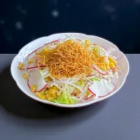 パリパリ麺サラダ|りょうりょうさん