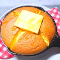 🥞練習用スキレットパンケーキ𓌉🥞𓇋 ‎|ゆきさんさん