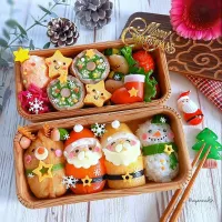 🎅おにぎりさん✨
#クリスマス弁当|ayano.adshさん