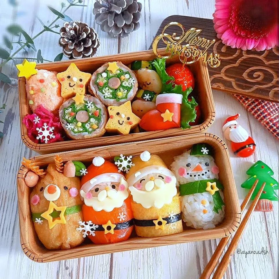 🎅おにぎりさん✨
#クリスマス弁当|ayano.adshさん
