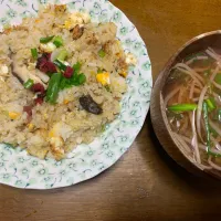 昼食　チャーハン| ATさん