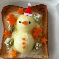 ゆきだるまグラタントースト|yumimaさん