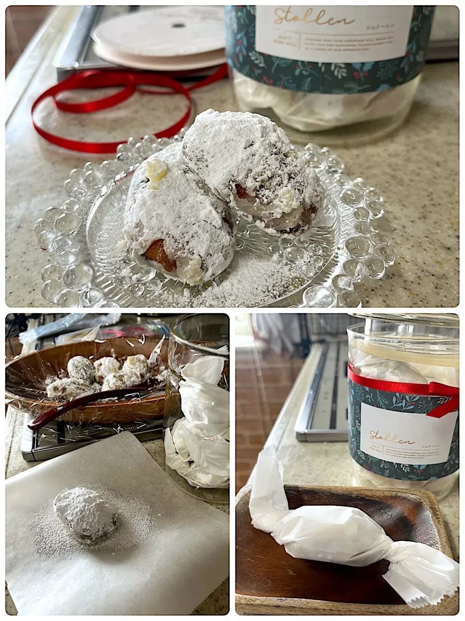 創房優さんの米粉のミニシュトレン|chieko ♪さん