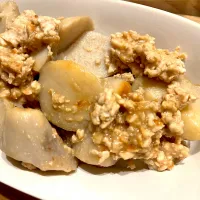 里芋のそぼろ煮|茶茶茶さん