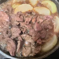 特売のレバーと大根煮| にゃふてん⛩️さん