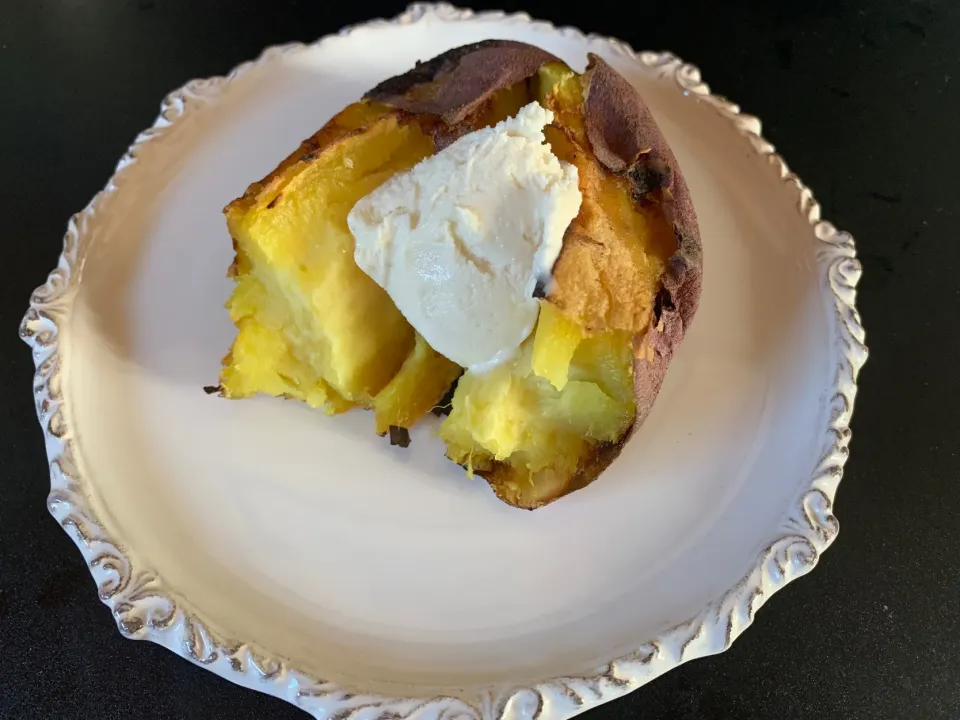 焼き芋ジェラートトッピング|そらまめさん