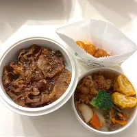 焼肉ご飯
鶏の唐揚げ
里芋煮
チャプチェ
卵焼き
ブロッコリー
ベビーカステラ| ayumomさん