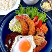 週末ハンバーグワンプレート💕| ナツ1224さん