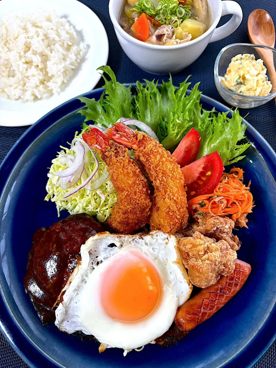 週末ハンバーグワンプレート💕|ナツ1224さん