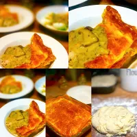 Dinner ! Dinner !
Leek & Mushroom Fish Pie topped with Homemade Pastry !
Seaweed Egg Salad 
#fishpie #homecooking
#homemade
#chefemanuel|Emanuel Hayashiさん