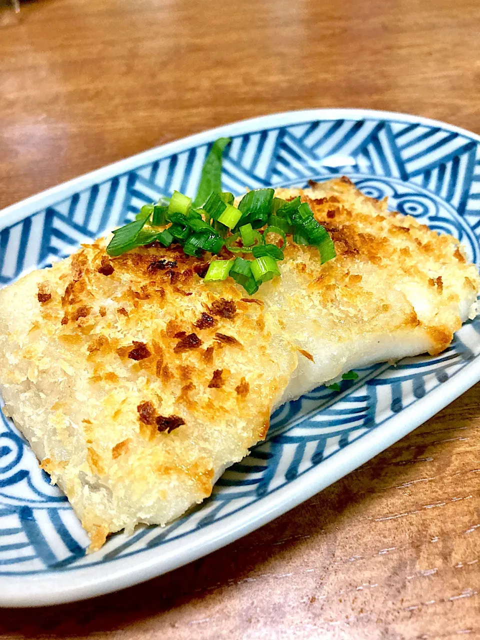 白身魚の味噌マヨパン粉焼き🍀|まいりさん